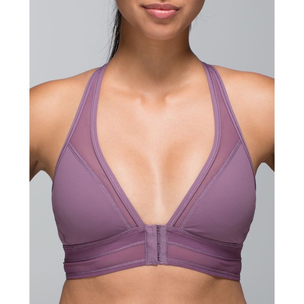 Lululemon Seek The Heat Bra Purple Fog